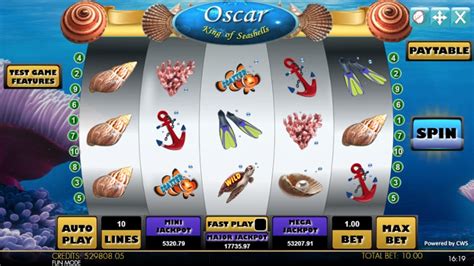 Игровой автомат Oscar  King of Seashells  играть бесплатно